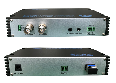 單路3G-SDI+音頻+RS232無壓縮光端機