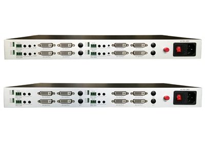 4路正向DVI+音頻+RS232無壓縮光端機(jī)