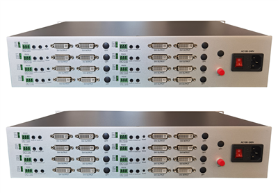 8路正向DVI+音頻+RS232無壓縮光端機(jī)